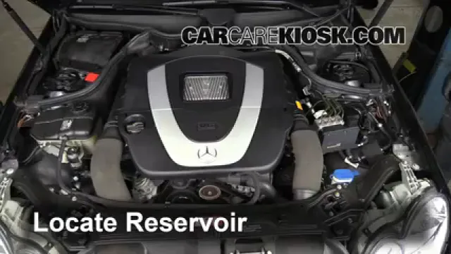 2006 Mercedes-Benz CLK350 3.5L V6 Convertible (2 Door) Liquide essuie-glace Ajouter du liquide